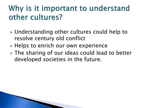 Why is it important to understand culture - Why is cultural intelligence important in the workplace? Here are some of the key reasons cultural intelligence is important in the workplace: It creates harmony. By enhancing cultural intelligence, team members become compassionate and sensitive to divergent opinions and perceptions. When coworkers are adaptive and can assimilate …